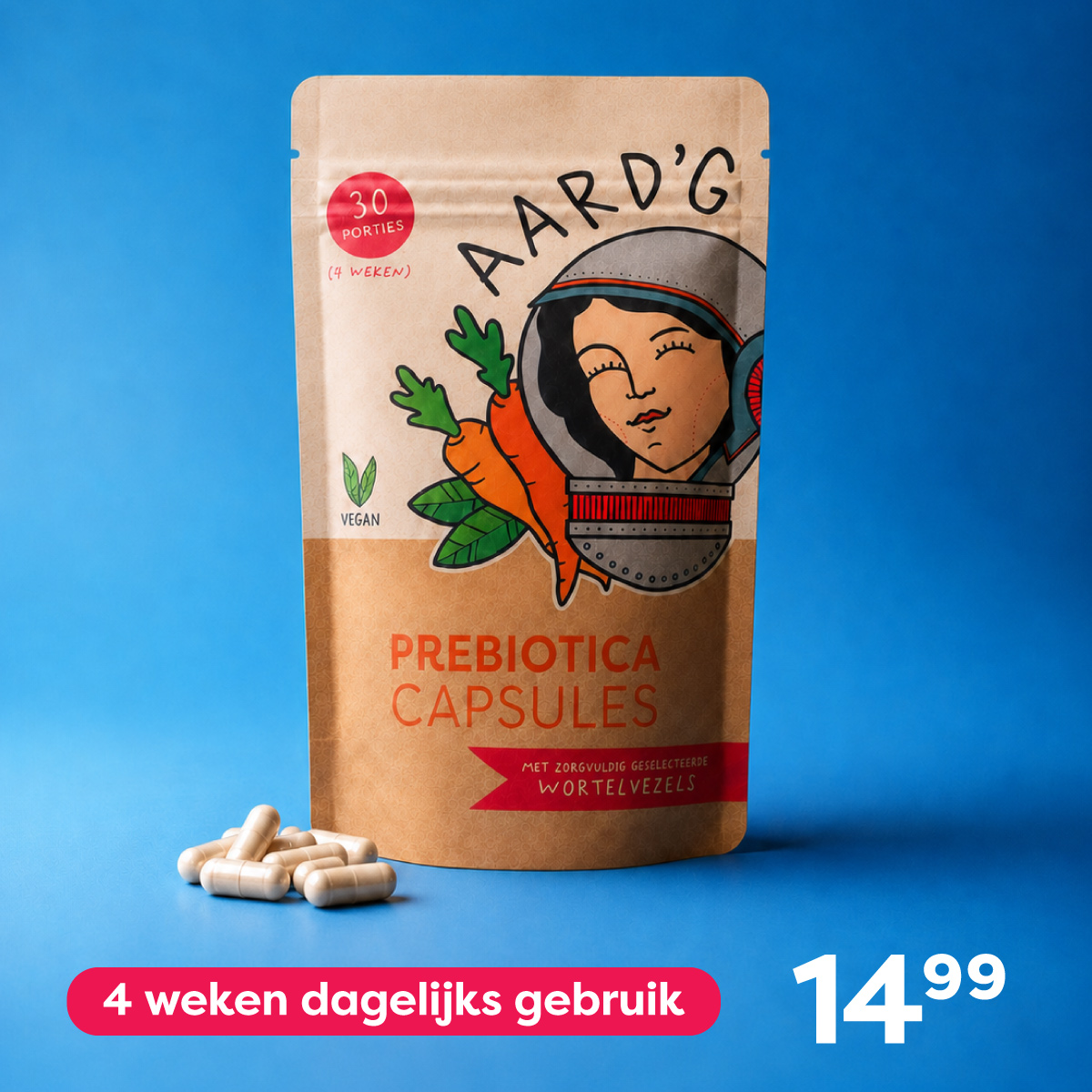 Waterkefir Original (4x 1L), 4 weken dagelijks gebruik, prijs: 39,99 euro